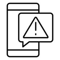 Critical Error Icon Style vector