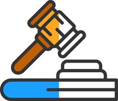 Law Vector Icon Design