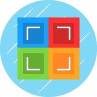 Blocks Vector Icon Design