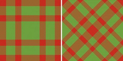 Pattern texture fabric. Check plaid tartan. Seamless background textile vector. vector