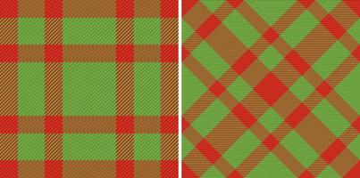 Pattern texture fabric. Check plaid tartan. Seamless background textile vector. vector