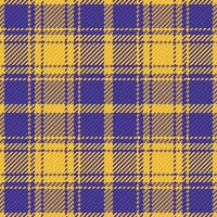 Plaid texture vector. Check background pattern. Seamless textile fabric tartan. vector