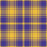 Plaid texture vector. Check background pattern. Seamless textile fabric tartan. vector