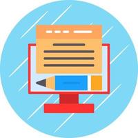 Online Content Vector Icon Design