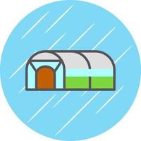 Green House Vector Icon Design