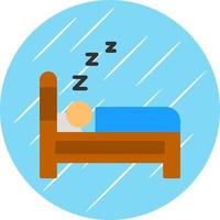 diseño de icono de vector de dormir