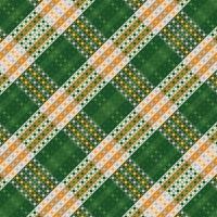 Tartan Plaid With Summer Color Pattern. vector