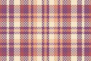 Seamless tartan plaid pattern with texture and pastel color. vector