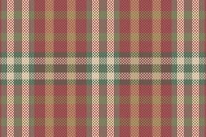 Seamless tartan plaid pattern with texture and pastel color. vector