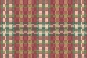 Seamless tartan plaid pattern with texture and pastel color. vector