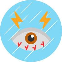 Dry Eyes Vector Icon Design