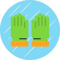 guantes, vector, icono, diseño vector