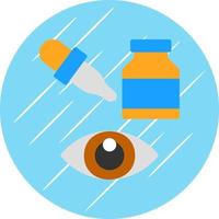 Eye Drops Vector Icon Design