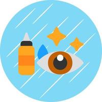 Artificial Tears Vector Icon Design