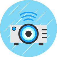 diseño de icono de vector de proyector