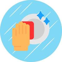 Washing Dishes Vector Icon Design