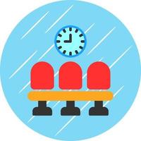 Waiting Room Vector Icon Design