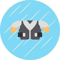 Shoulder Pads Vector Icon Design