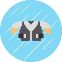 Shoulder Pads Vector Icon Design