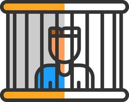 Prisoner Vector Icon Design