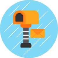 Postbox Vector Icon Design