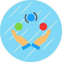 Juggling Vector Icon Design