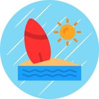 Surf Vector Icon Design