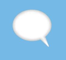 3d white speech bubble, social media chat message icon. Empty text bubbles in various shapes, comment, dialogue balloon vector set. Thought clouds of different shape as rectangle, ellipse