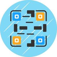 diseño de icono de vector de código qr