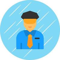 Security Guard Vector Icon Design