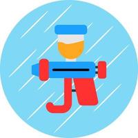 Spray Gun Vector Icon Design