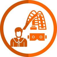 Vr Ride Vector Icon Design