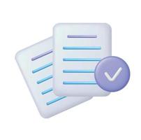 3d white clipboard task management todo check list, efficient work on project plan concept, assignment and exam, 3d work solution icon. 3d icon vector render illustration