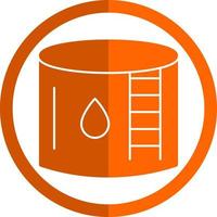 Water Tank Vector Icon Design