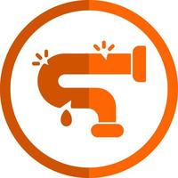 Damage Pipe Vector Icon Design