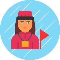 Tour Guide Vector Icon Design