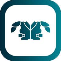 Shoulder Pads Vector Icon Design