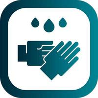 Hand Washing Vector Icon Design