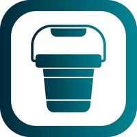 Pail Vector Icon Design