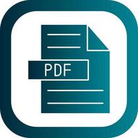 diseño de icono de vector de pdf