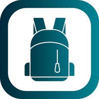 School Bag Vector Icon Design