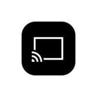 Cast, chromecast icon vector. Screencast concept vector