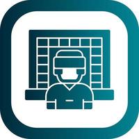 Goalkeeper Vector Icon Design