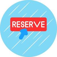 diseño de icono de vector de reserva