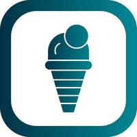 Ice Cream Vector Icon Design