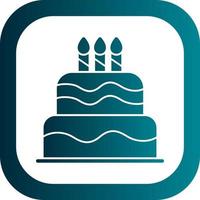 Cake Vector Icon Design