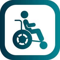 Disability Vector Icon Design