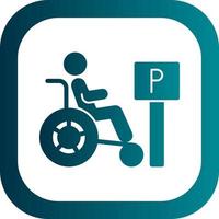 Handicap Vector Icon Design