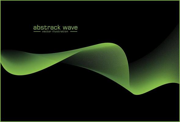 Green Wavy Lines Vector Art, Icons, and Graphics for Free Download