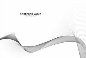 aWave lines on transparent background. Abstract wavy stripes. High resolution. vector